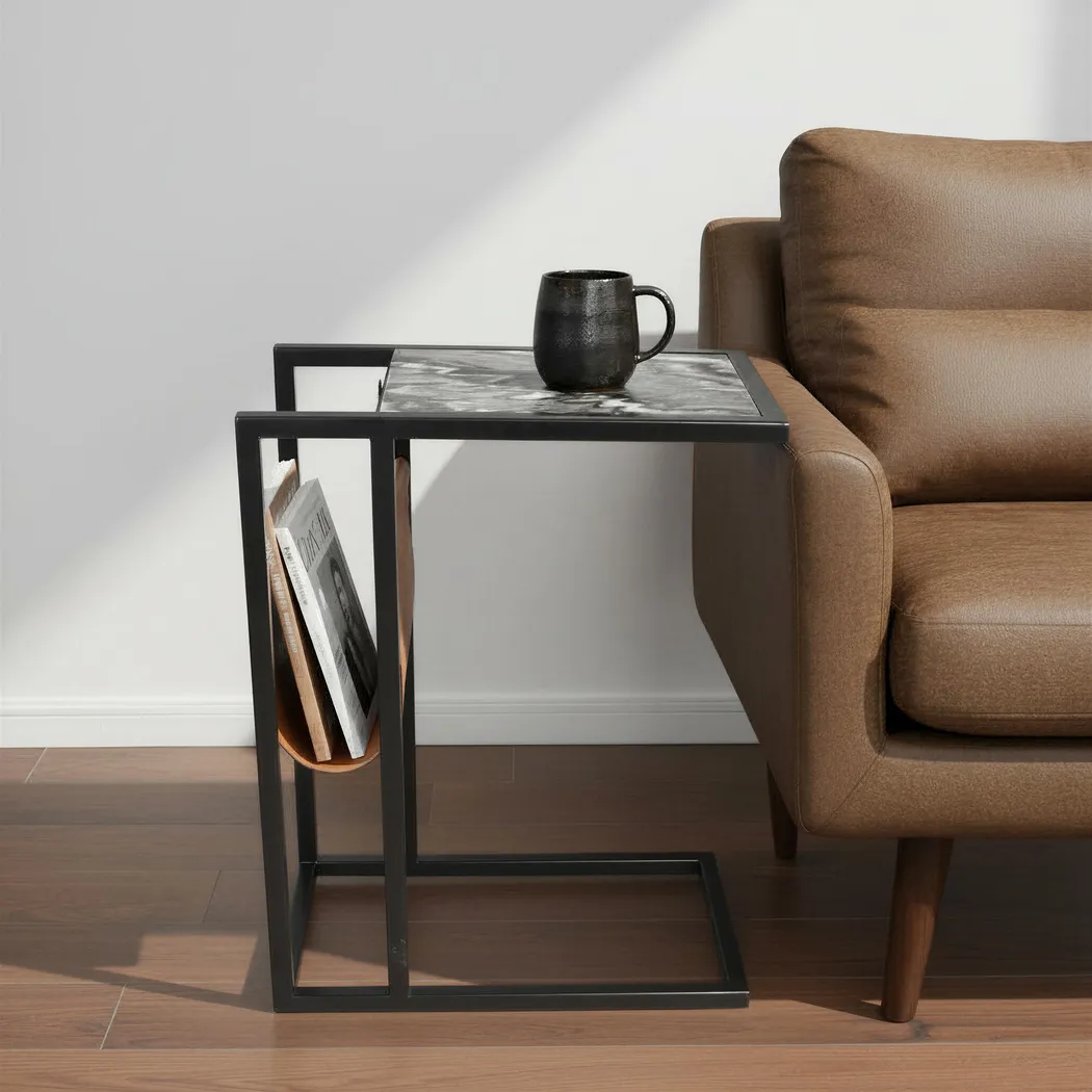 Emerbalt Black Accent Table - Thumbnail - Image 2