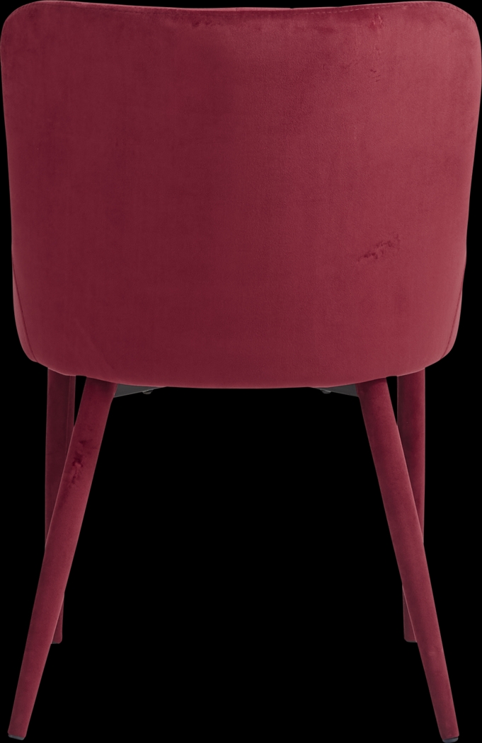 Emeric Bordeaux Side Chair - Thumbnail - Image 3