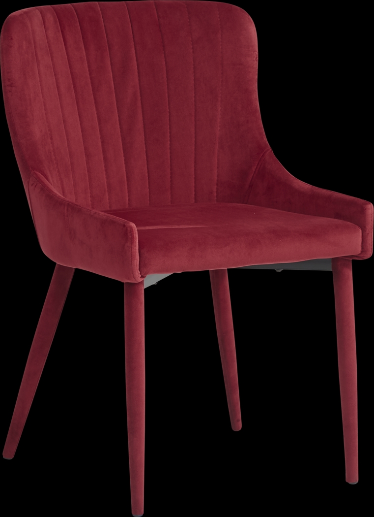 Emeric Bordeaux Side Chair - Thumbnail - Image 1