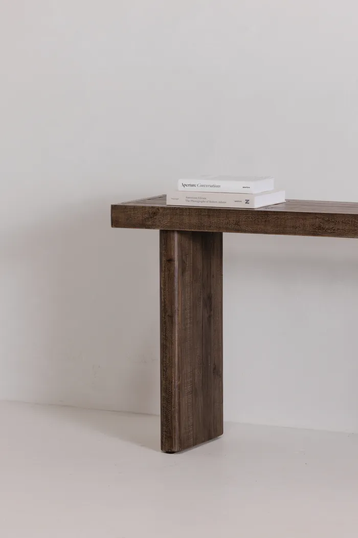 Emeric Brown Sofa Table - Thumbnail - Image 3