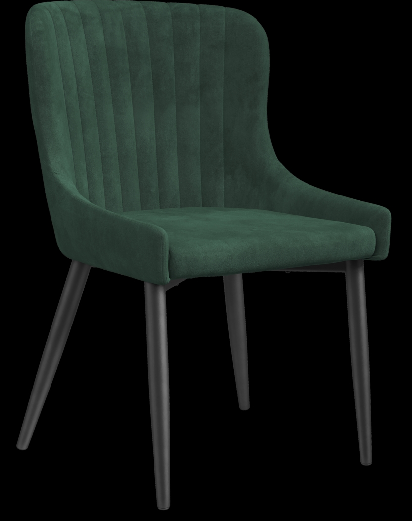 Hollybrooke Black 5 Pc Round Dining Room with Emerald Chairs - Thumbnail - Image 4