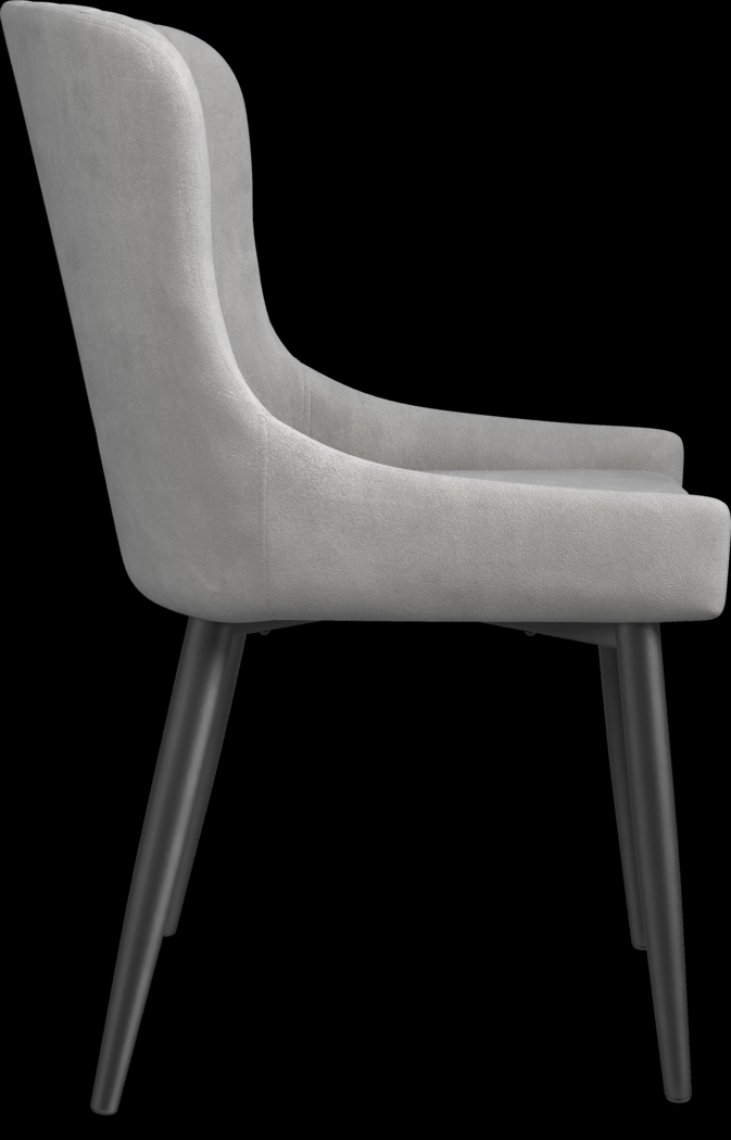 Hollybrooke Black 5 Pc Round Dining Room with Gray Chairs - Thumbnail - Image 6