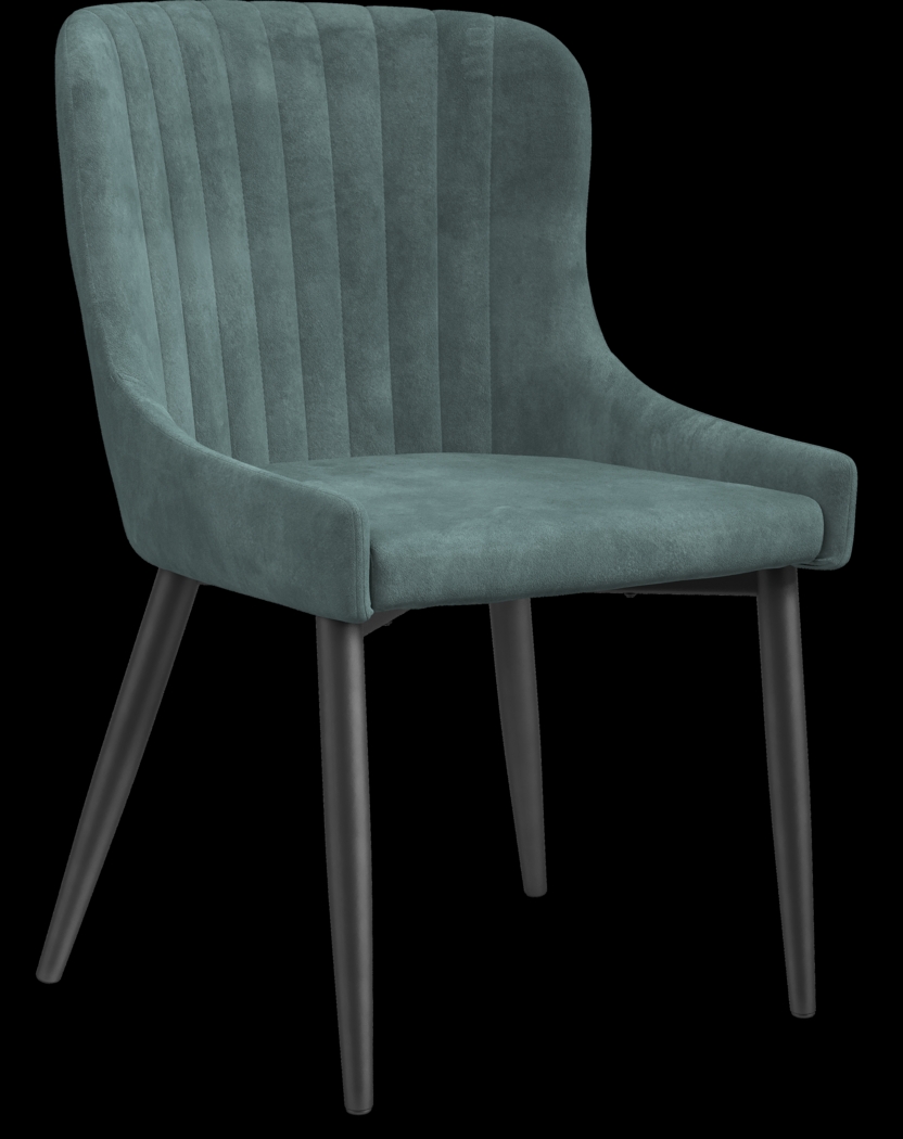 Hollybrooke Black 7 Pc Dining Room with Ink Chairs - Thumbnail - Image 4