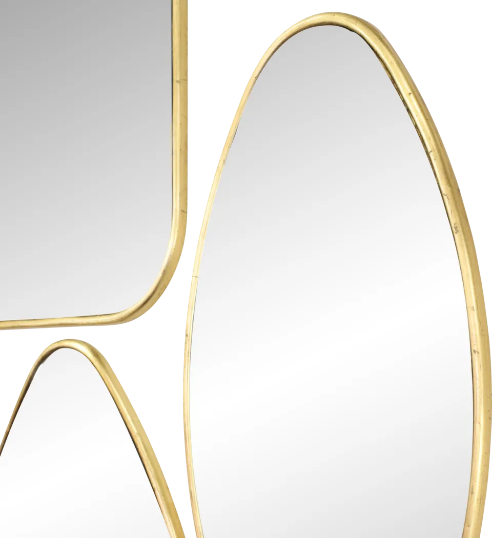 Emerys Gold Mirror, Set of 4 - Image 3