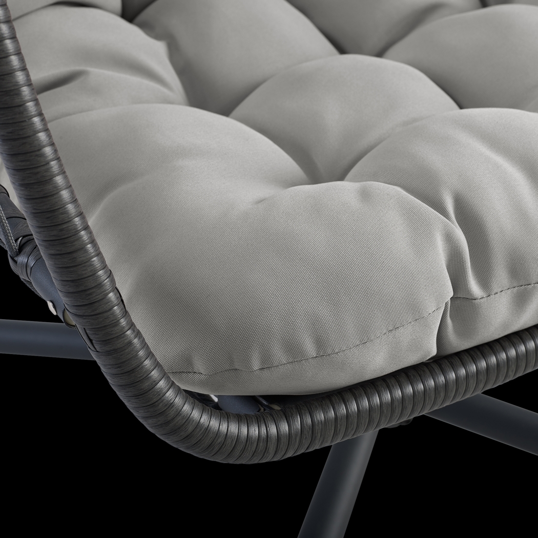 Emerywood Gray Outdoor Swinging Accent Chair - Thumbnail - Image 3