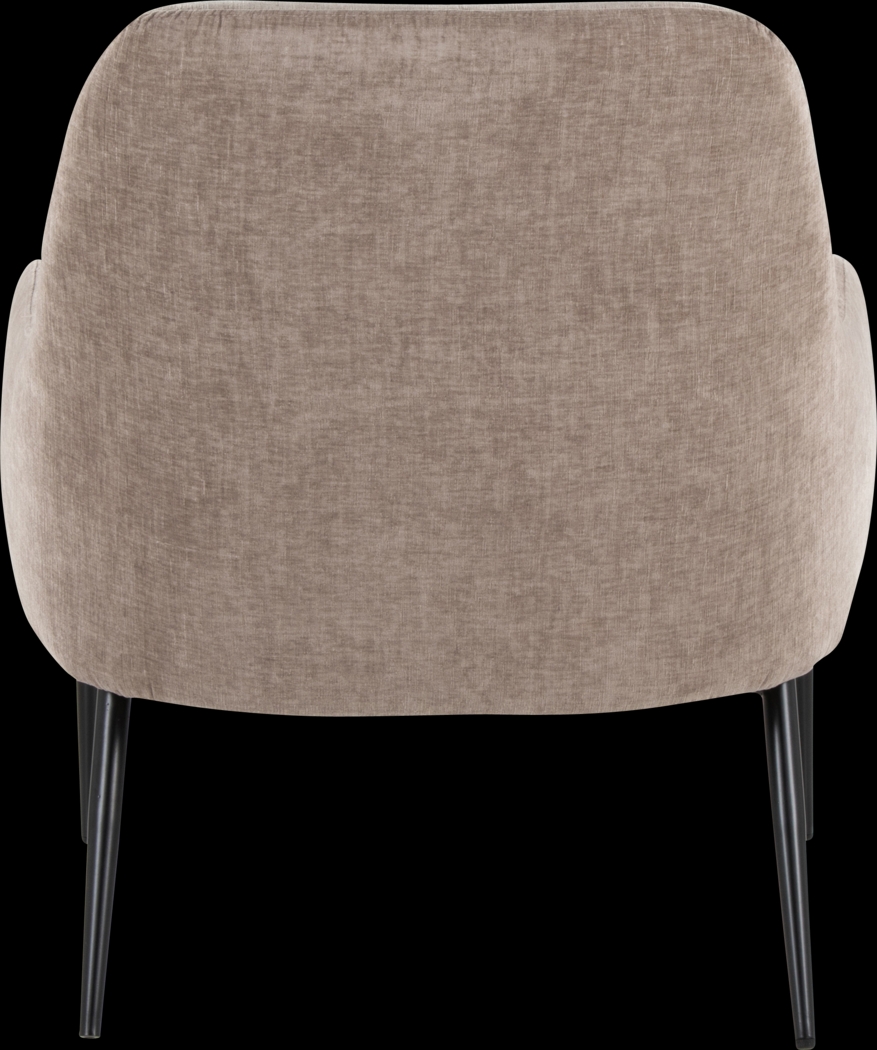 Emil Light Brown Accent Chair - Thumbnail - Image 4