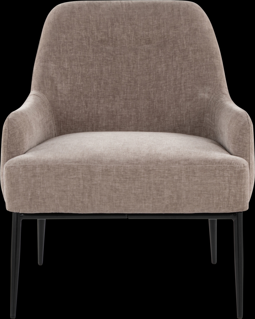 Emil Light Brown Accent Chair - Thumbnail - Image 5
