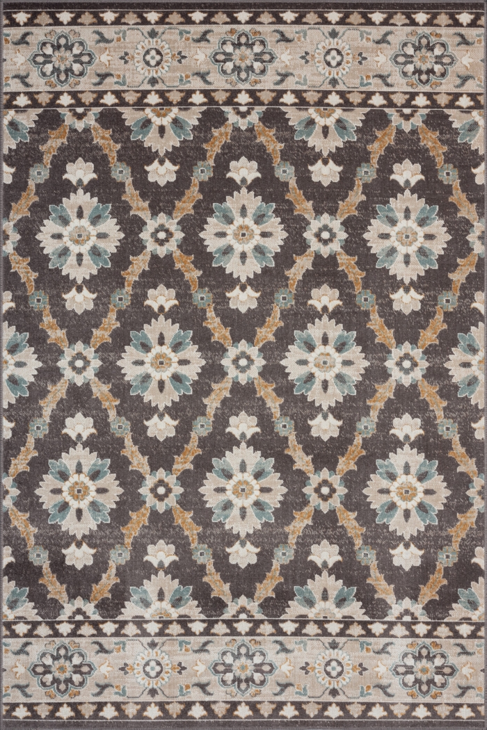 Emlodge Brown/Multi 7'9 x 9'9 Indoor/Outdoor Rug - Thumbnail - Image 1