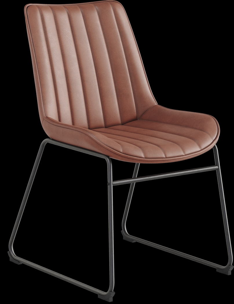 Seneca Cove Natural 5 Pc Dining Room with Emlyn Brown Side Chairs - Thumbnail - Image 5