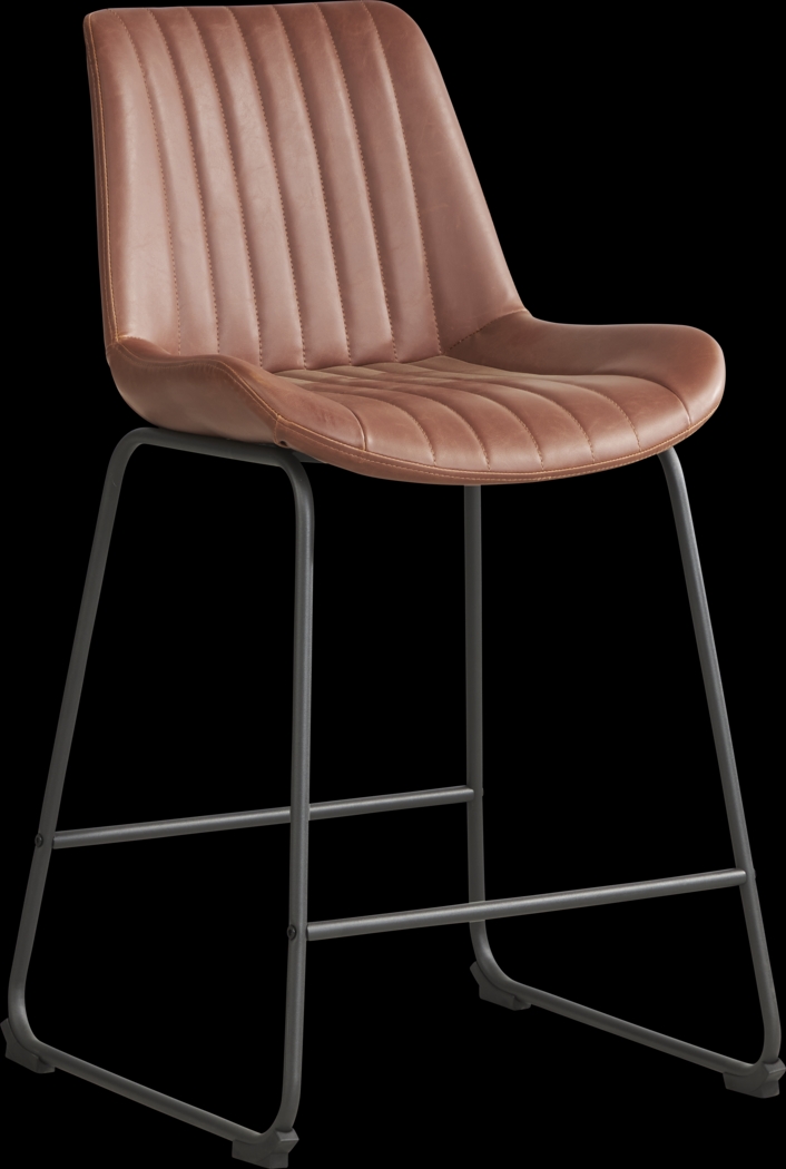 Emlyn Brown Counter Height Stool - Thumbnail - Image 1