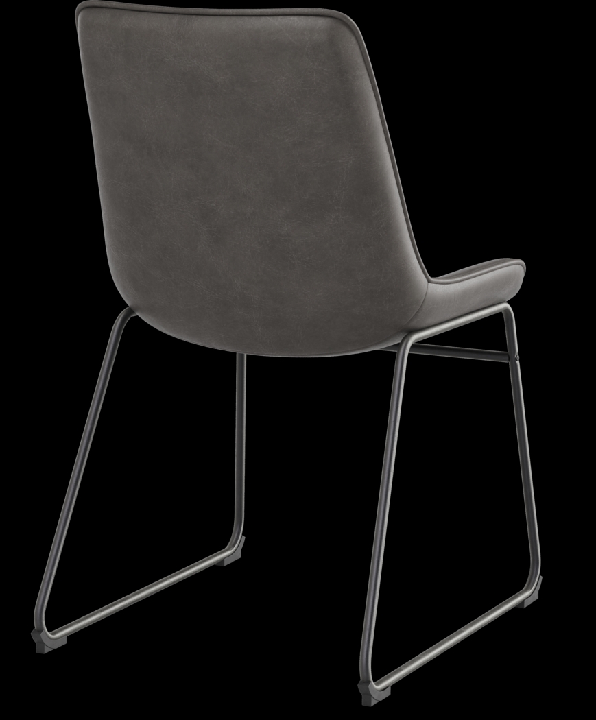 Bergen Boulevard Walnut 5 Pc Dining Room with Gray Chairs - Thumbnail - Image 8