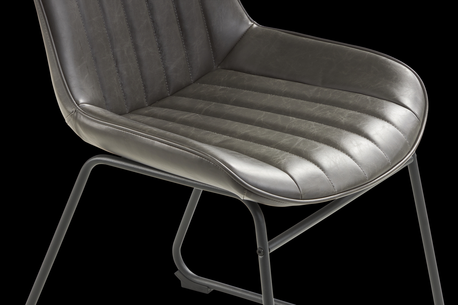 Bergen Boulevard Walnut 5 Pc Dining Room with Gray Chairs - Thumbnail - Image 10