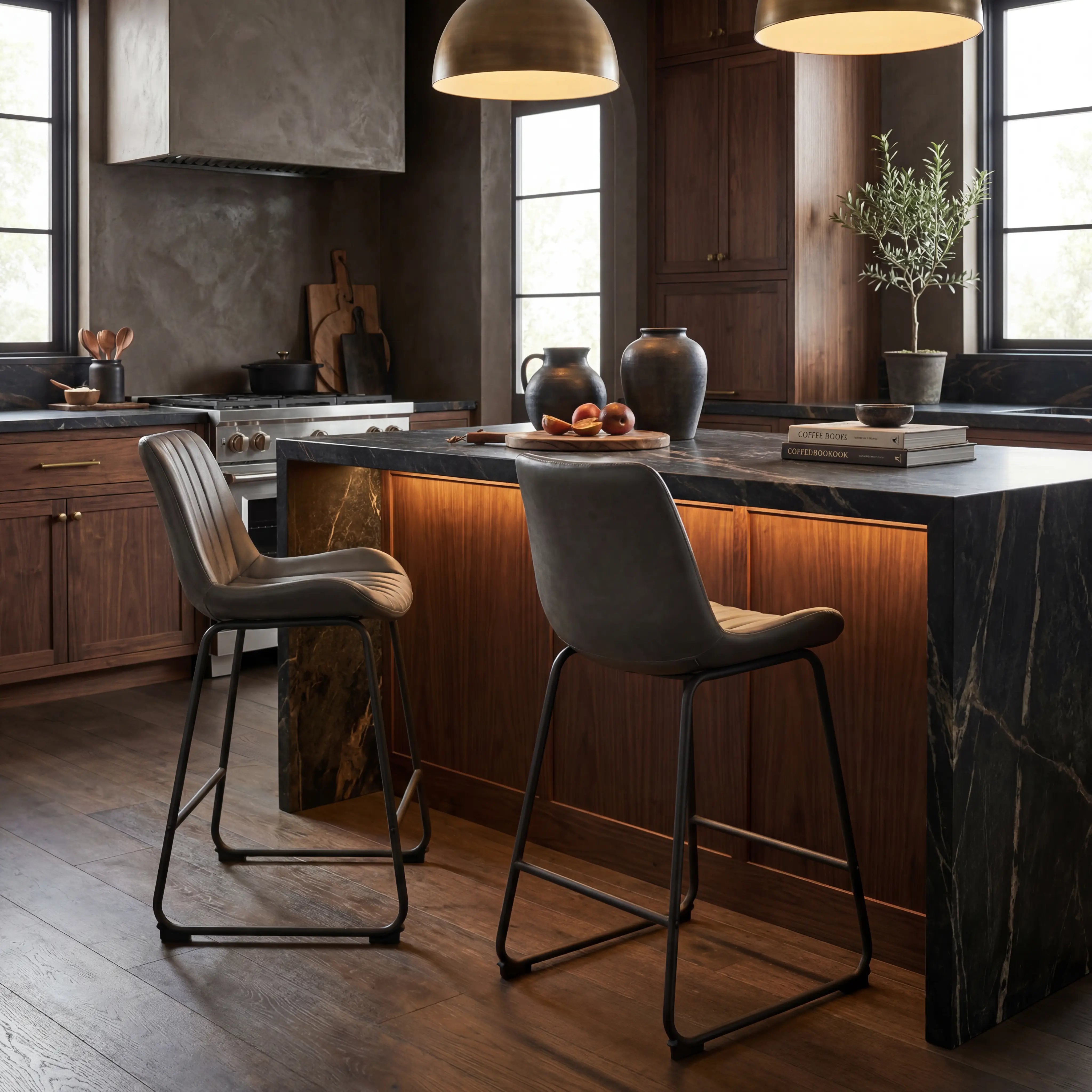 Emlyn Gray Counter Height Stool - Thumbnail - Image 4
