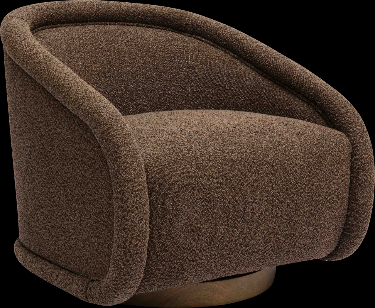 Rory Brown Swivel Accent Chair - Thumbnail - Image 1