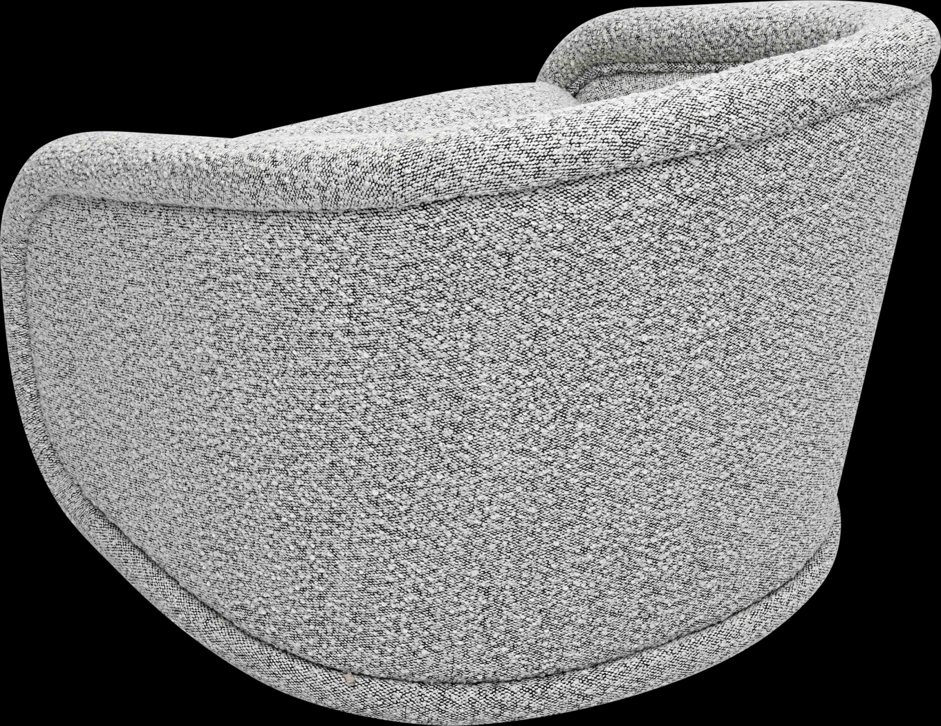 Emmamine Gray Swivel Accent Chair - Thumbnail - Image 4