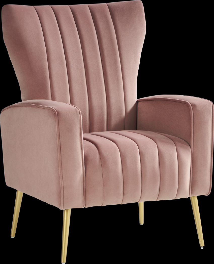 Emmanuel Blush Accent Chair - Thumbnail - Image 1