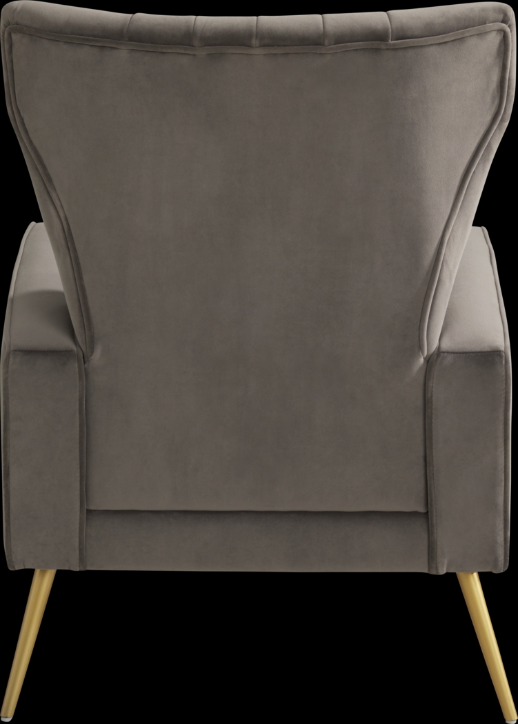 Emmanuel Gray Accent Chair - Thumbnail - Image 3