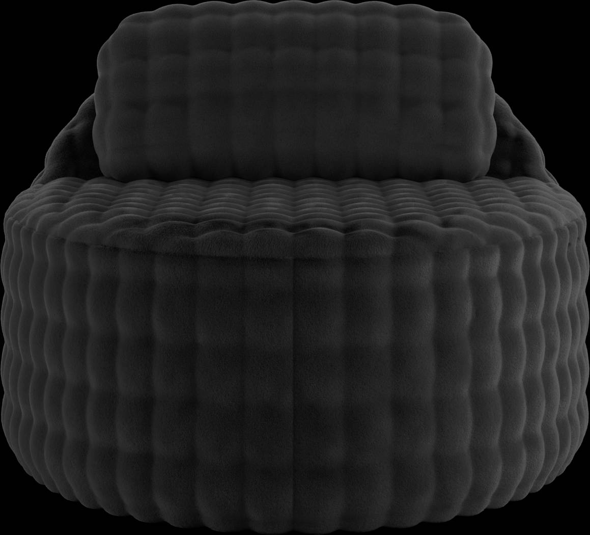 Emmeline Black Accent Chaise - Thumbnail - Image 2