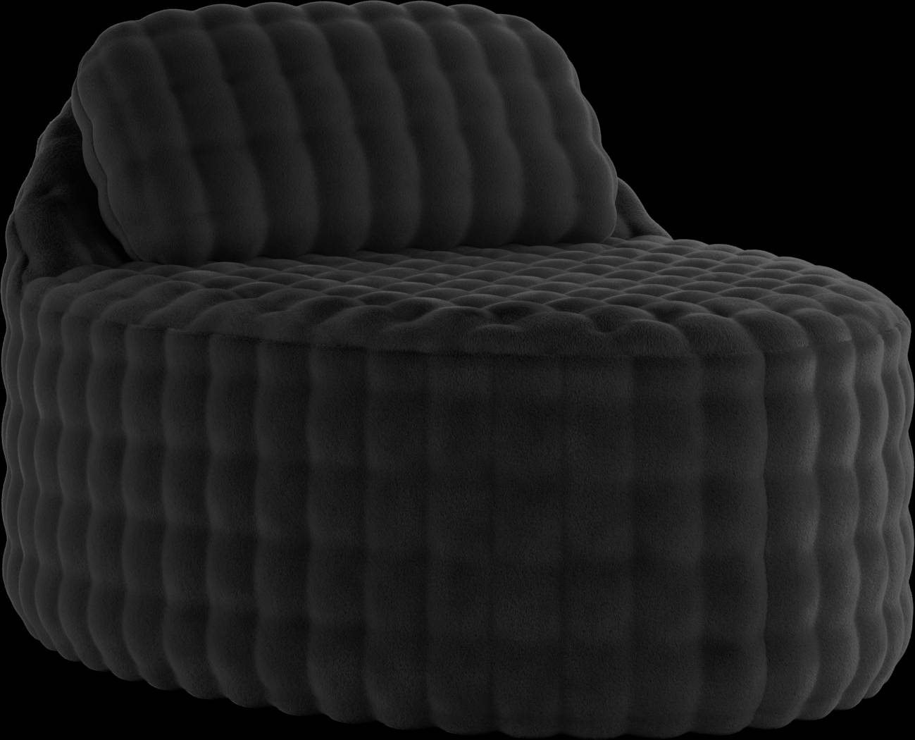 Emmeline Black Accent Chaise - Thumbnail - Image 1