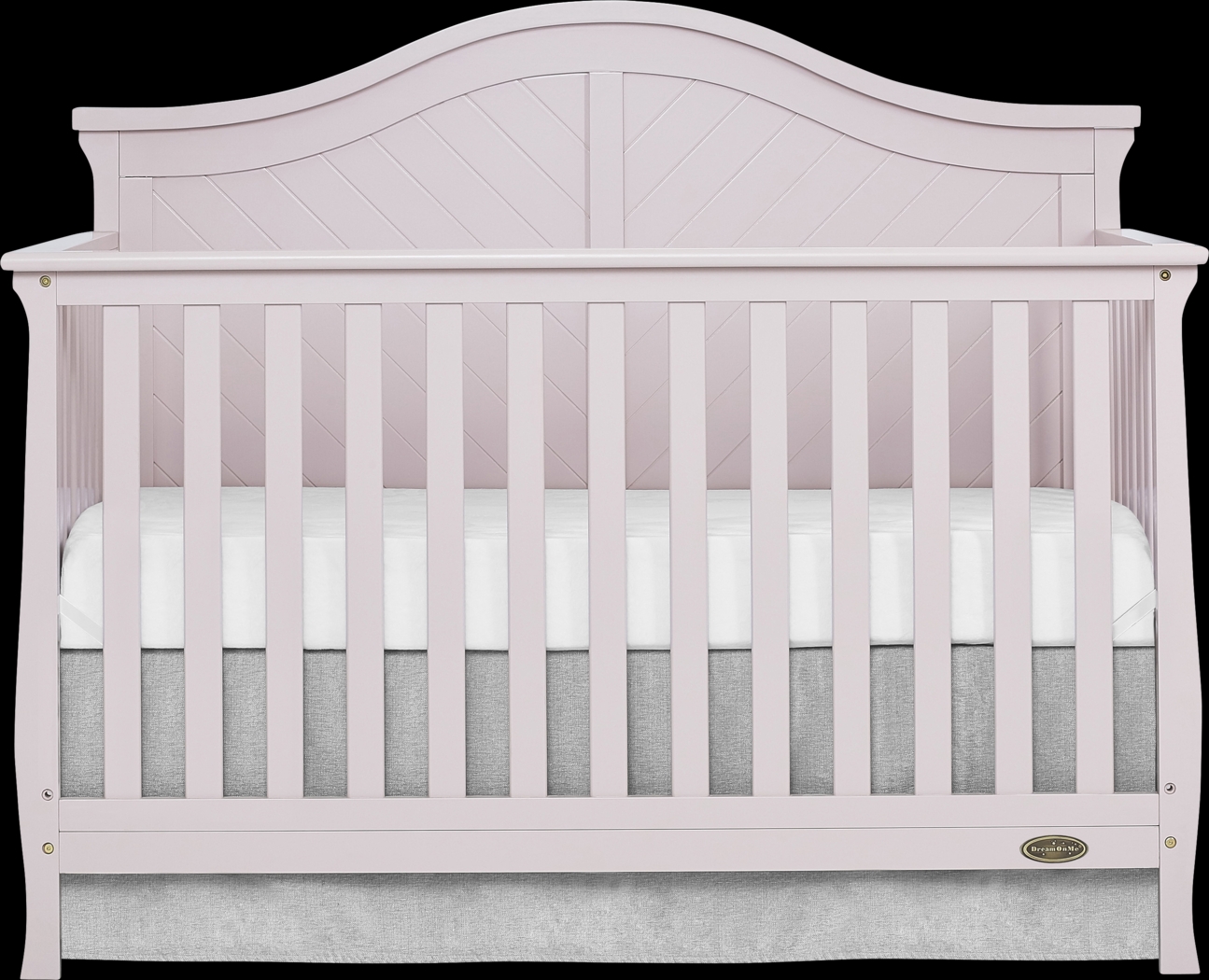 Emmiline Pink Convertible Crib - Thumbnail - Image 3