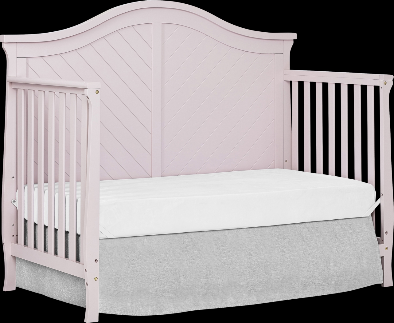 Emmiline Pink Convertible Crib - Thumbnail - Image 5
