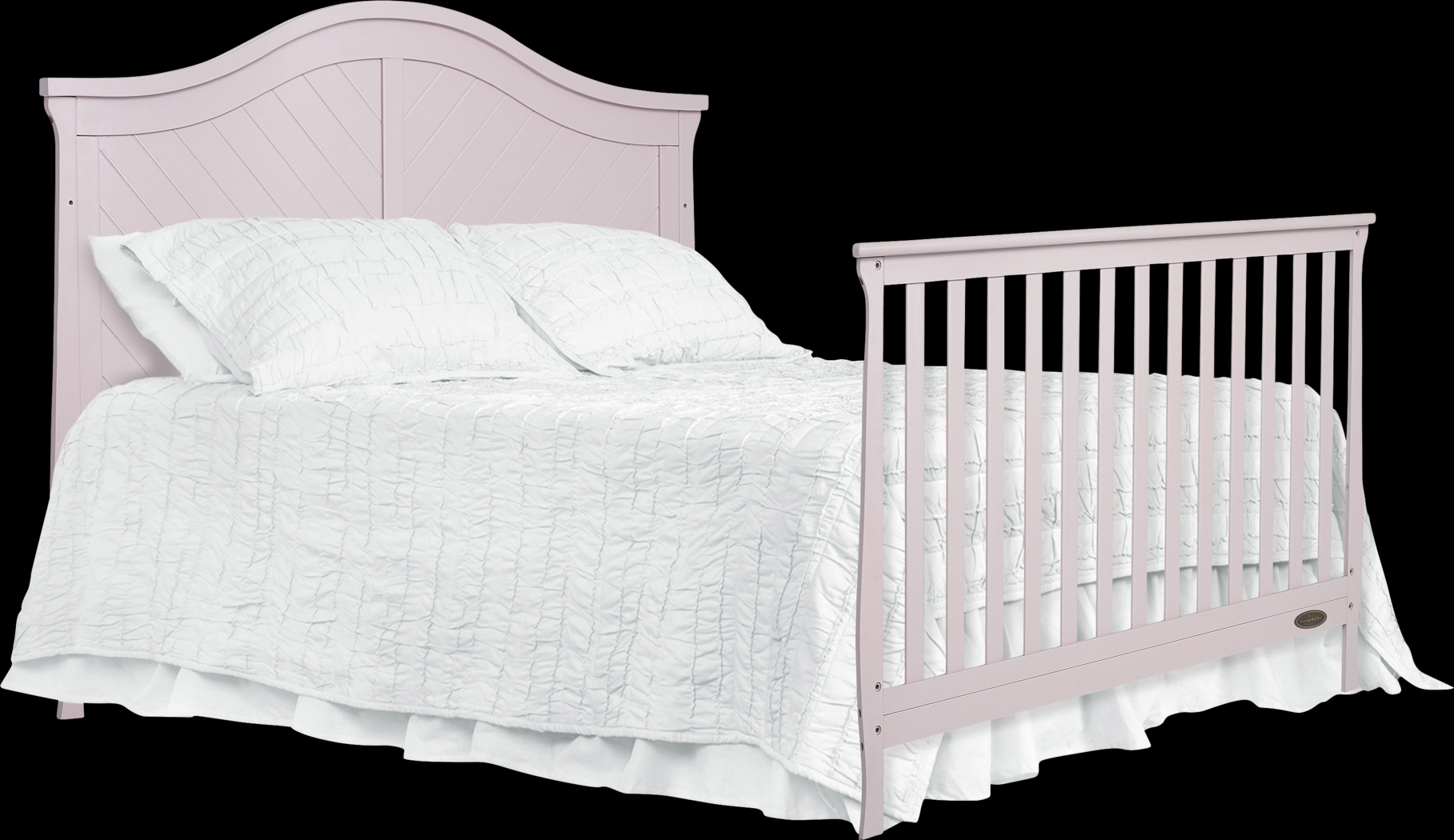 Emmiline Pink Convertible Crib - Thumbnail - Image 6