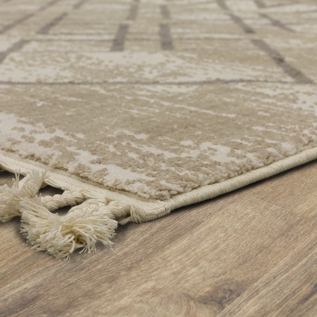 Emmis Ivory 5'3 x 7'10 Rug - Thumbnail - Image 5