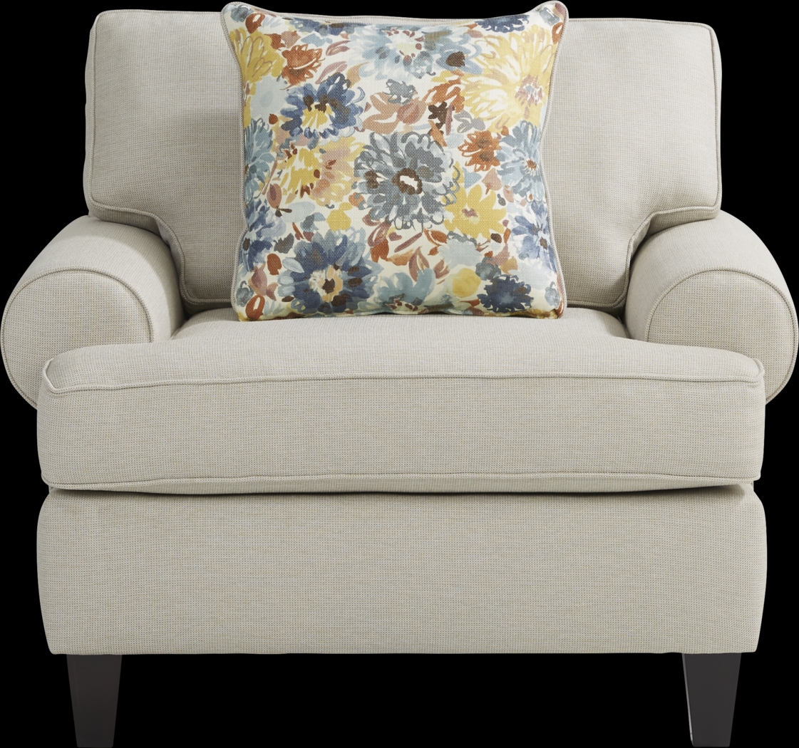 Emmitt Ridge Beige Chair - Thumbnail - Image 2