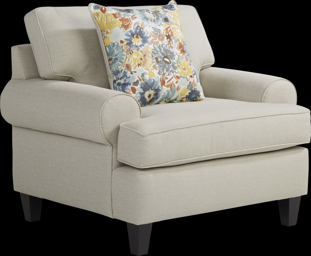 Emmitt Ridge Beige Chair - Thumbnail - Image 1