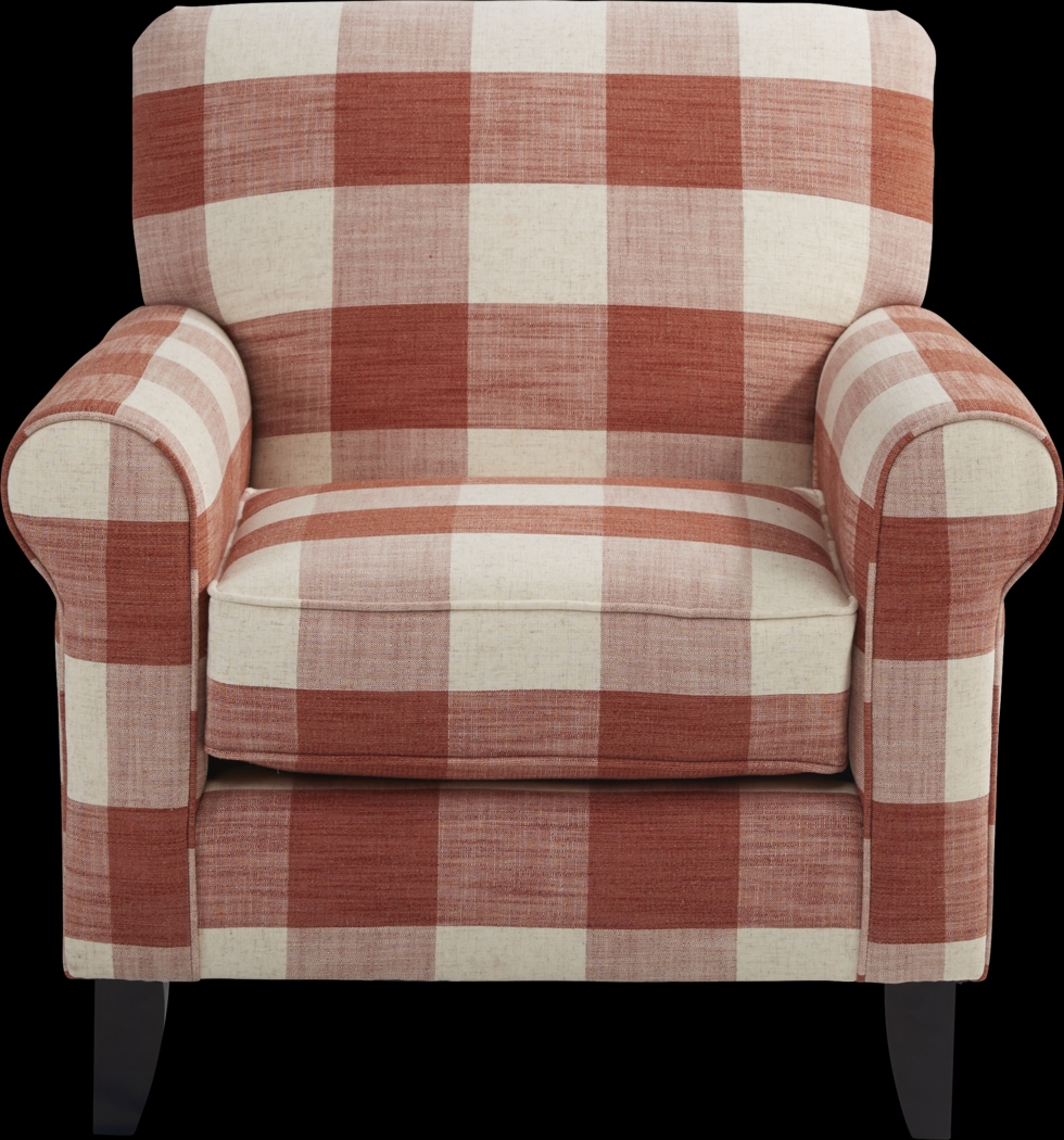 Emmitt Ridge Red Accent Chair - Thumbnail - Image 2