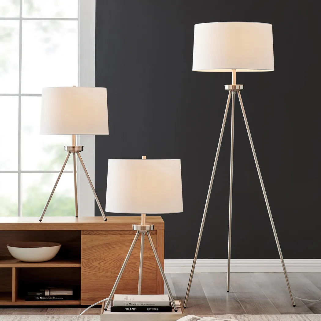 Emmons Way Steel Table Lamps, Set of 3 - Thumbnail - Image 2