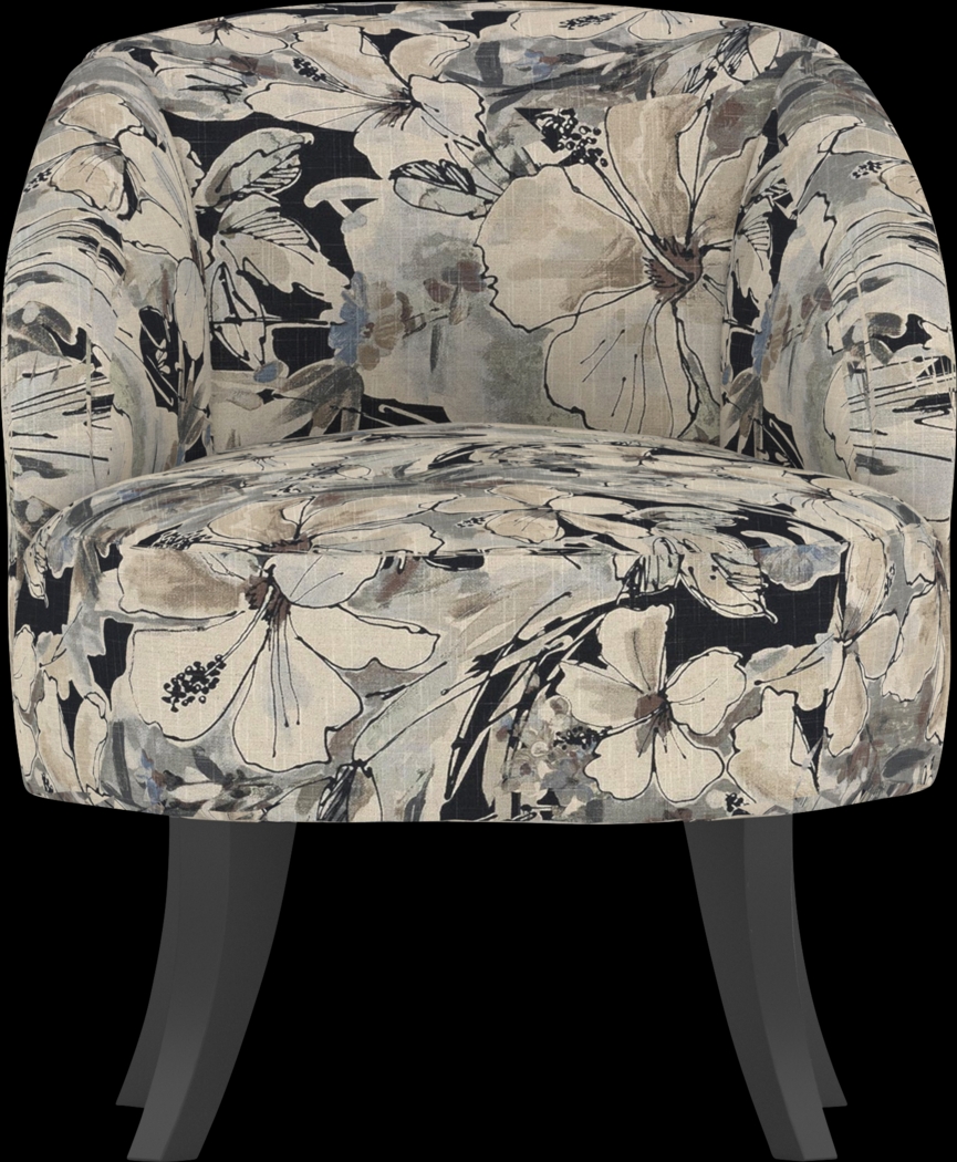 Emmorton Charcoal Accent Swivel Chair - Thumbnail - Image 2