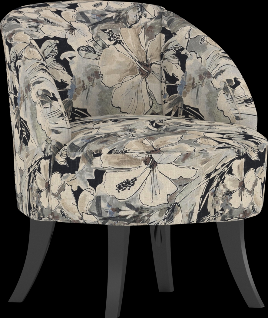 Emmorton Charcoal Accent Swivel Chair - Thumbnail - Image 1