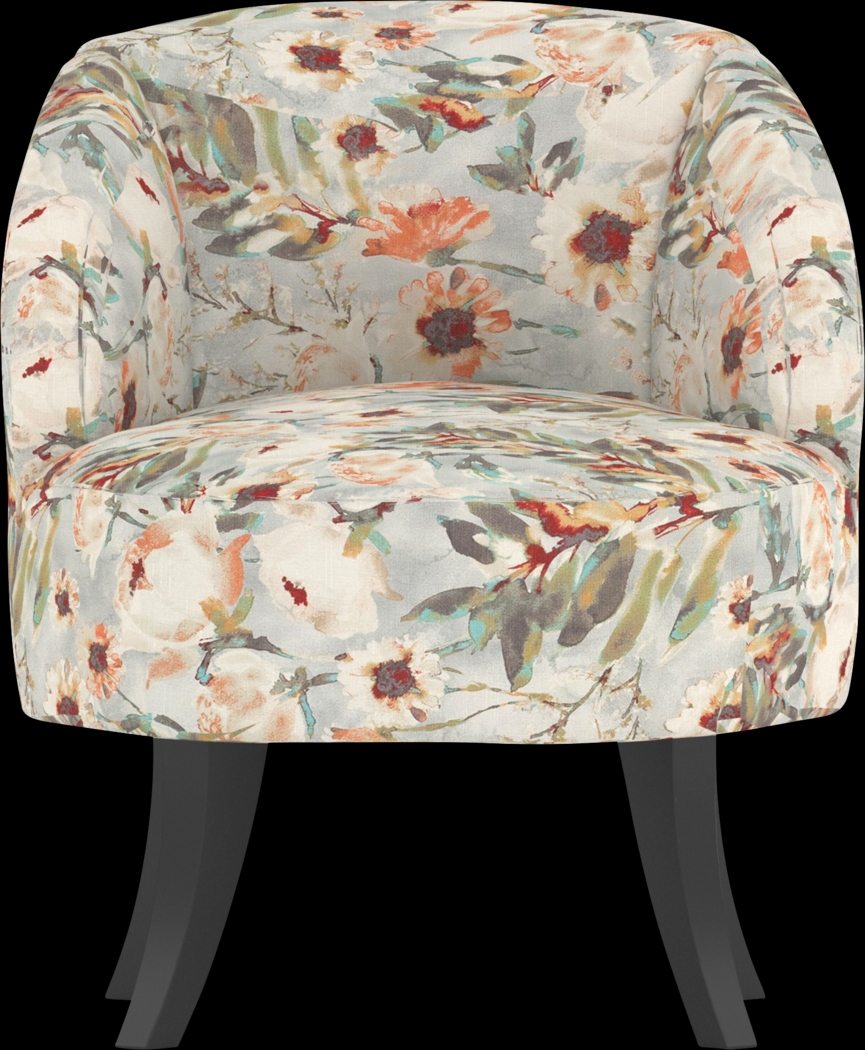 Emmorton Light Beige Accent Swivel Chair - Thumbnail - Image 2