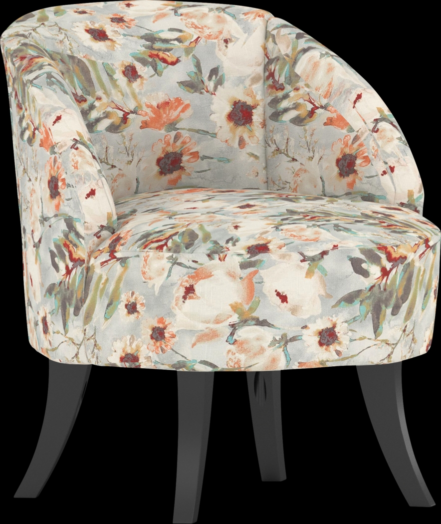 Emmorton Light Beige Accent Swivel Chair - Thumbnail - Image 1