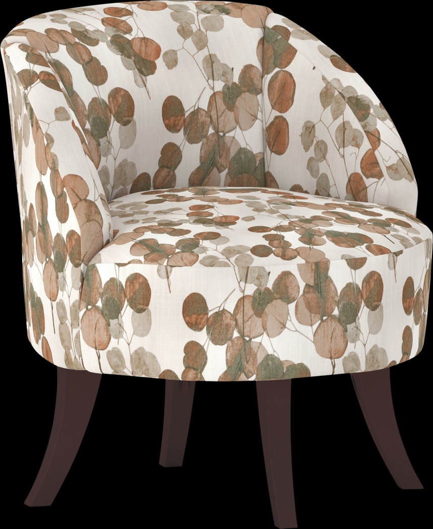 Emmorton Red Accent Swivel Chair - Thumbnail - Image 1