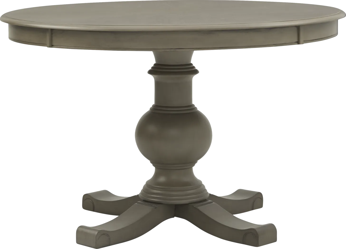Emory Heights Gray Round Dining Table - Thumbnail - Image 1