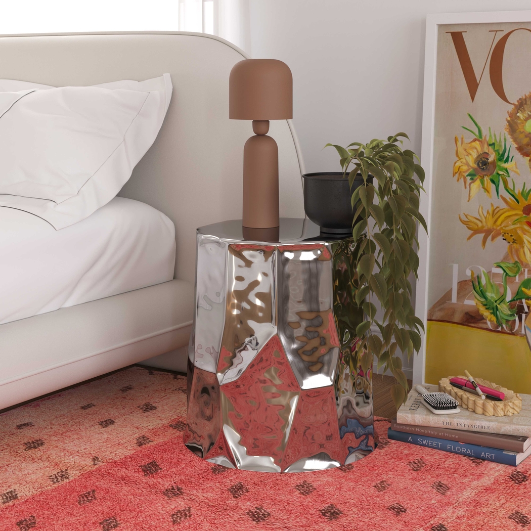 Emountain Chrome End Table - Thumbnail - Image 2