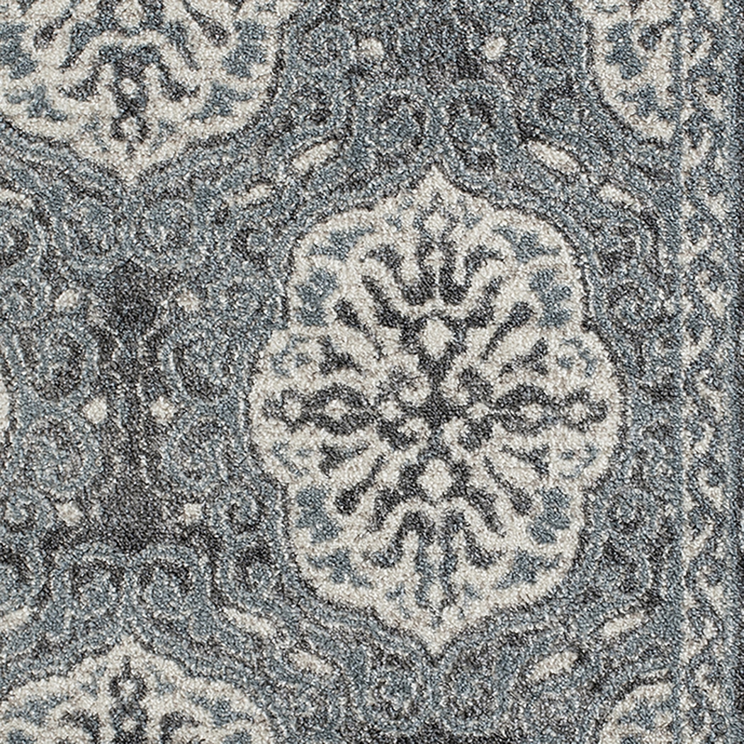 Emrawa Blue 5' x 7'6 Rug - Thumbnail - Image 4