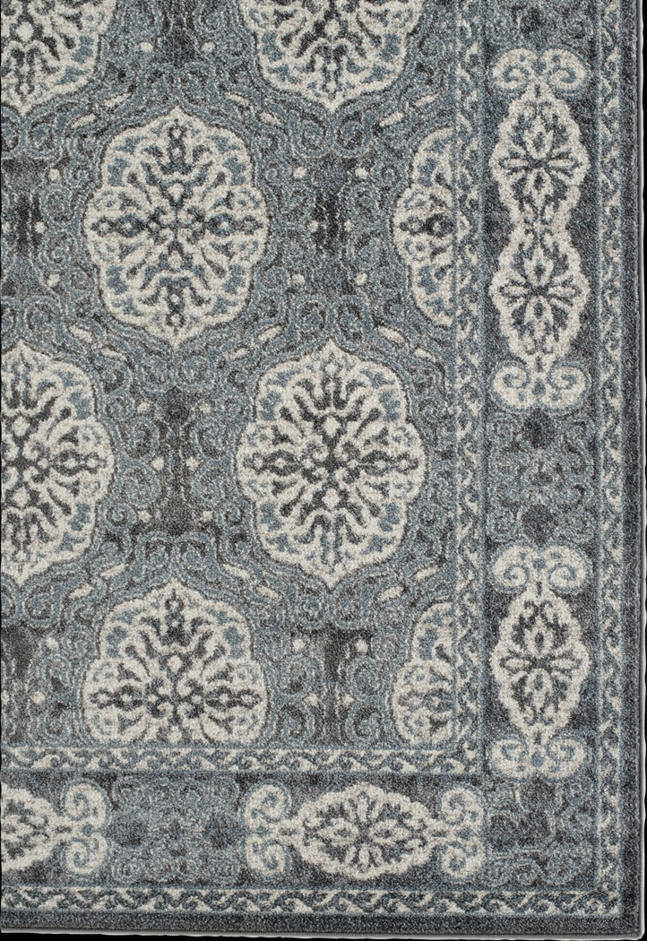 Emrawa Blue 7'9 x 9'9 Rug - Thumbnail - Image 5