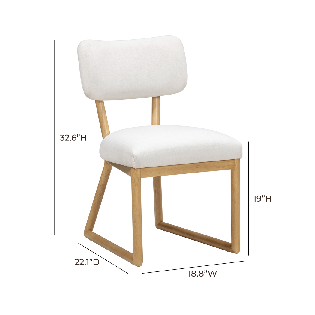 Emrick Cream Dining Chair - Thumbnail - Image 6