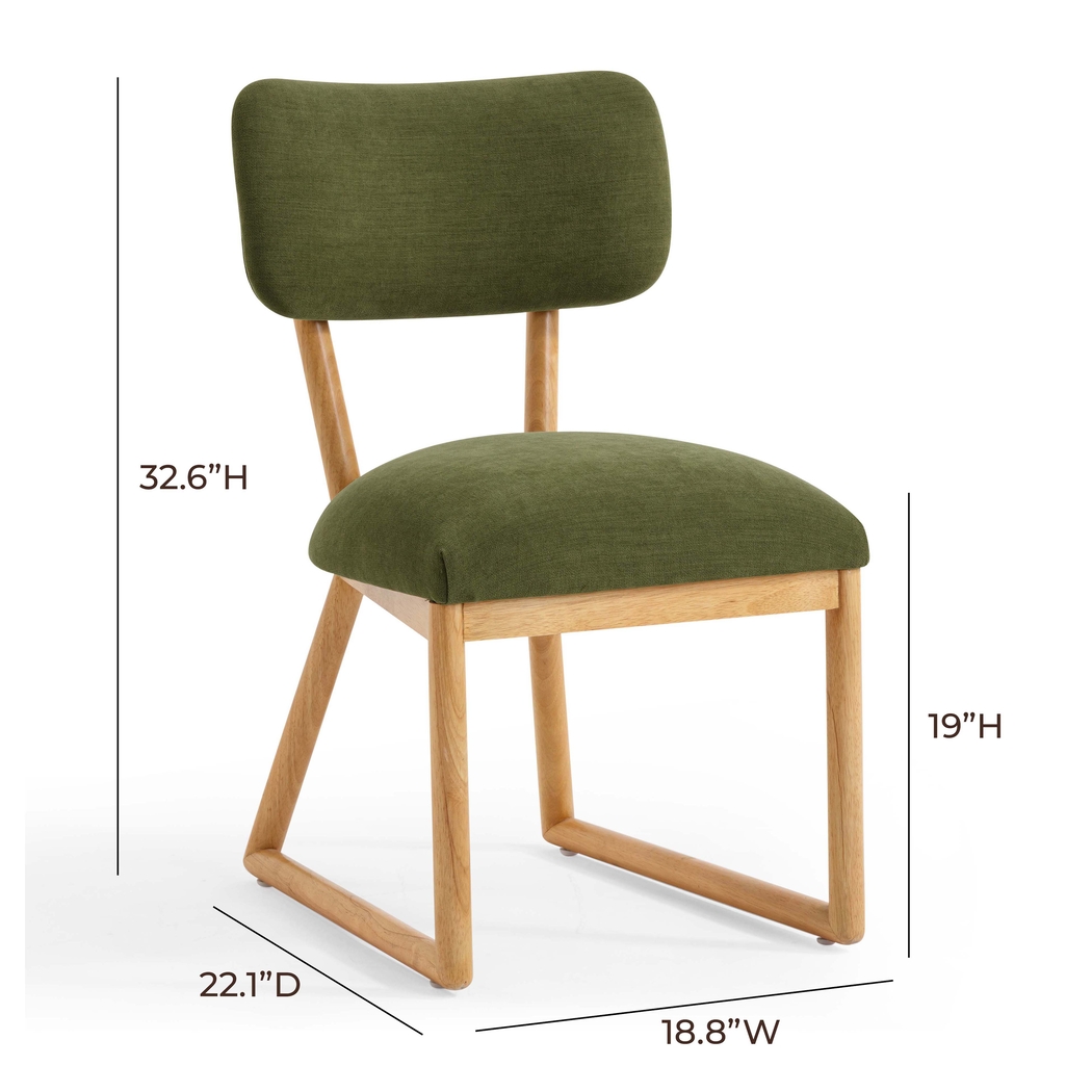 Emrick Green Dining Chair - Thumbnail - Image 8