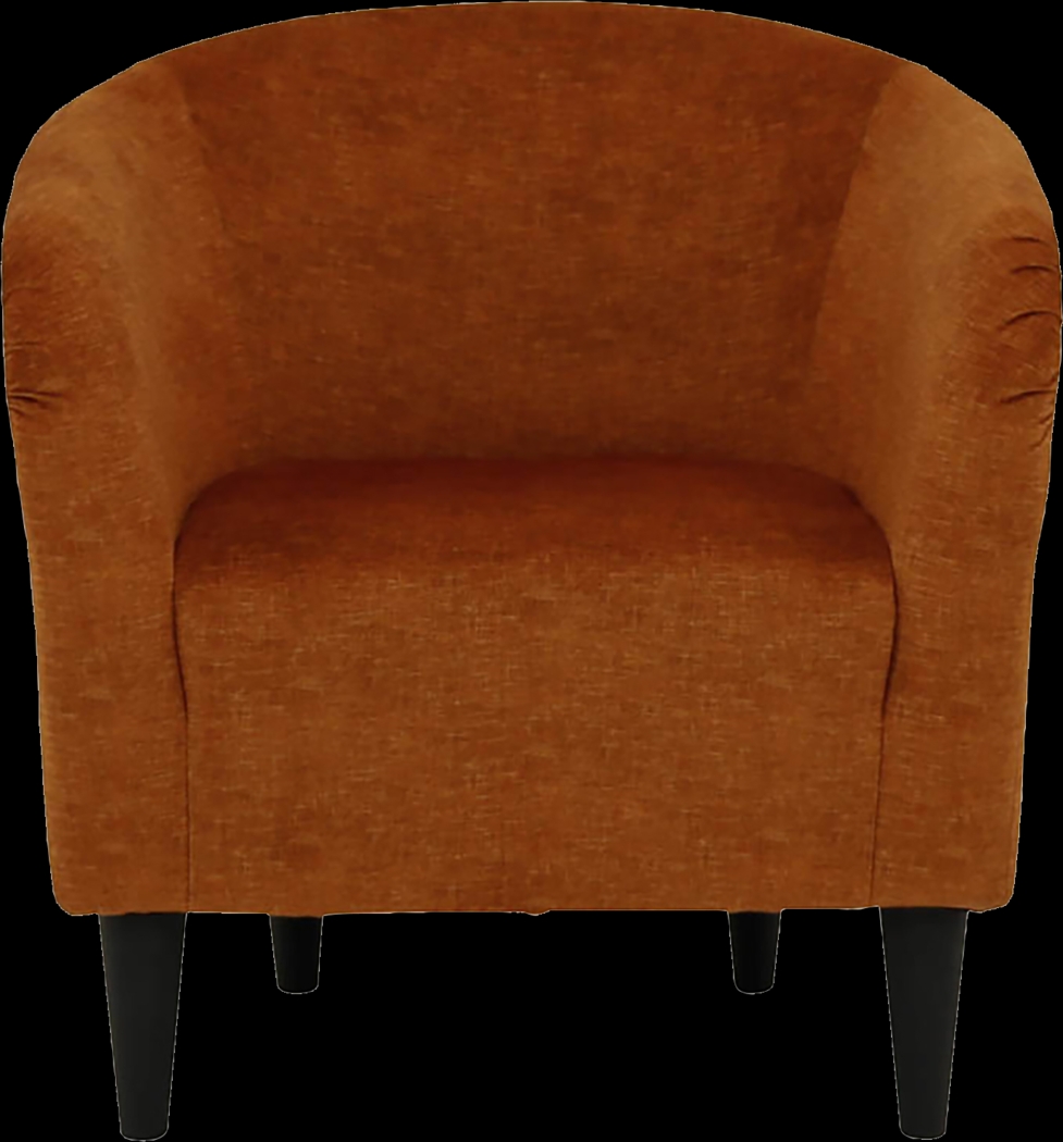 Emsabit Orange Accent Chair - Thumbnail - Image 2