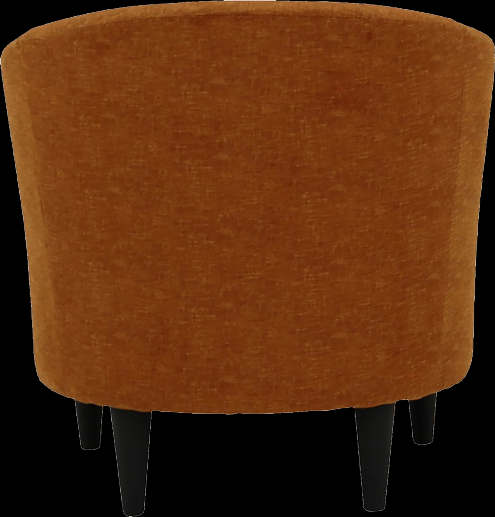 Emsabit Orange Accent Chair - Thumbnail - Image 3