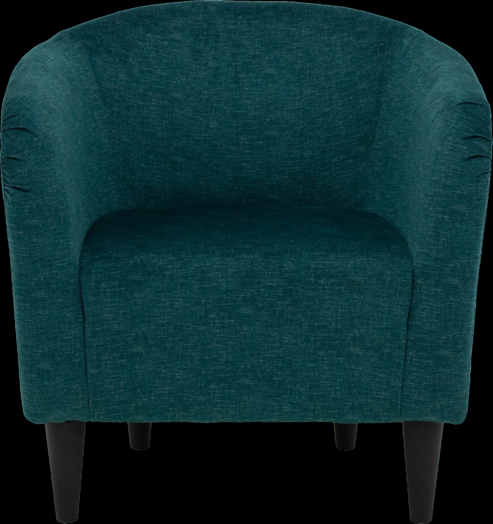 Emsabit Teal Accent Chair - Thumbnail - Image 2