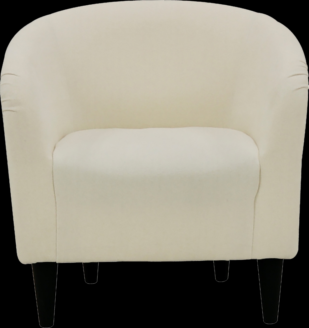 Emsabit Cream Accent Chair - Thumbnail - Image 2