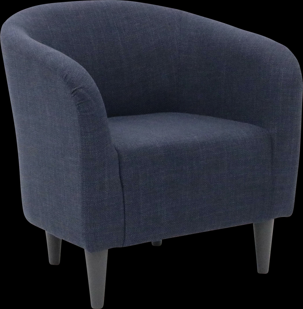 Emsabit Blue Accent Chair - Thumbnail - Image 4