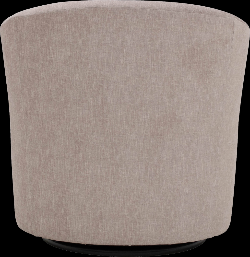 Emsabit I Pink Swivel Accent Chair - Thumbnail - Image 3
