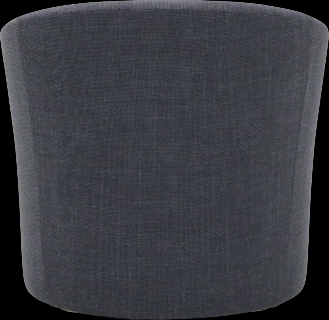 Emsabit I Blue Swivel Accent Chair - Thumbnail - Image 2