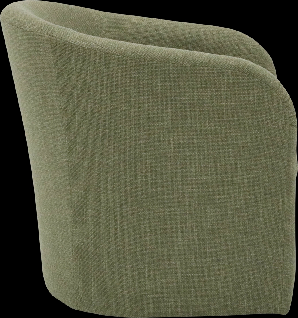 Emsabit I Green Swivel Accent Chair - Thumbnail - Image 4